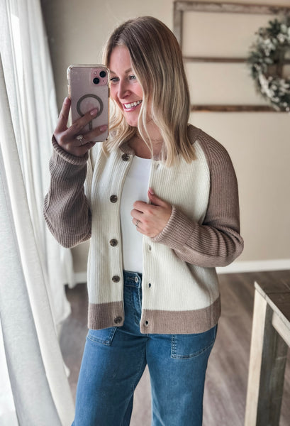PREORDER Weston Varsity Knit Cardigan