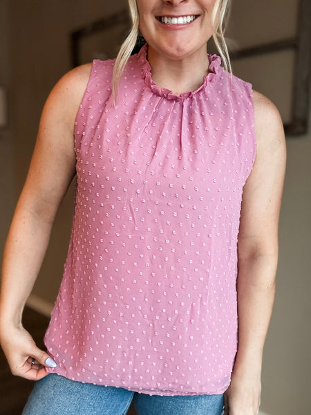 PREORDER Aubri Swiss Dot Tank