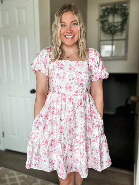 PREORDER Petal Promise Floral Ribbon Dress