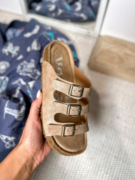 Ashley Triple Strap Sandal