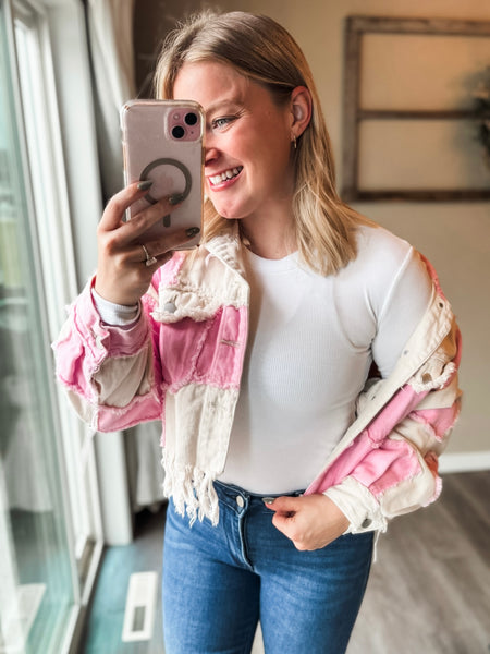 Mella Micro-Ribbed Long Sleeve - Off White