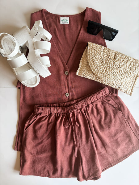 Cypress Linen Two Piece Set