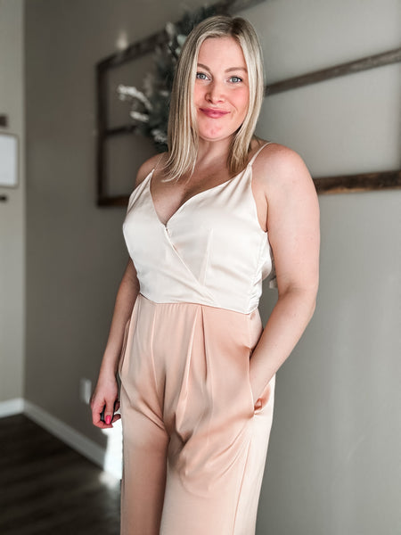 Ivy Satin Jumpsuit