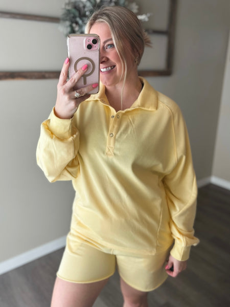 PREORDER Sunny Side Pullover & Short Set