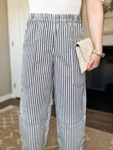 Tully Stripe Wide Leg Pants