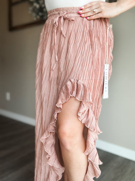 Sonora Pleated Ruffle Skirt