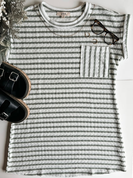 Brystol Stripe T-Shirt Dress