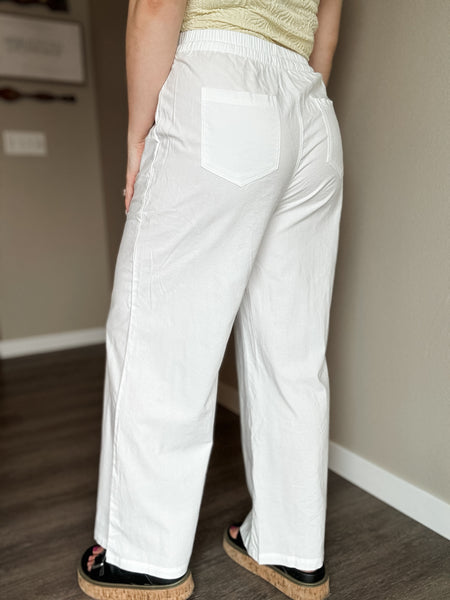 Tallulah Linen Pants - SIZE MEDIUM