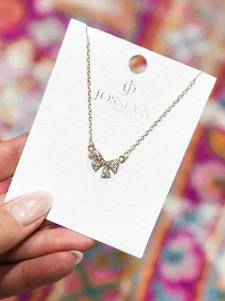 Amelie Bow Necklace