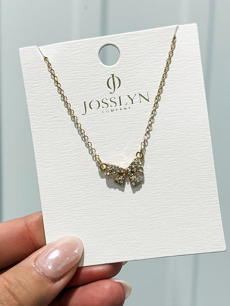 Amelie Bow Necklace