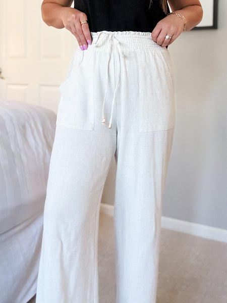 Beachcomber Linen Wide Leg Pants