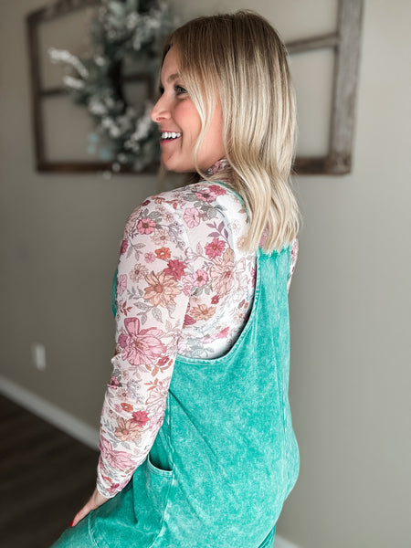 Joanna Washed Jumper - Green