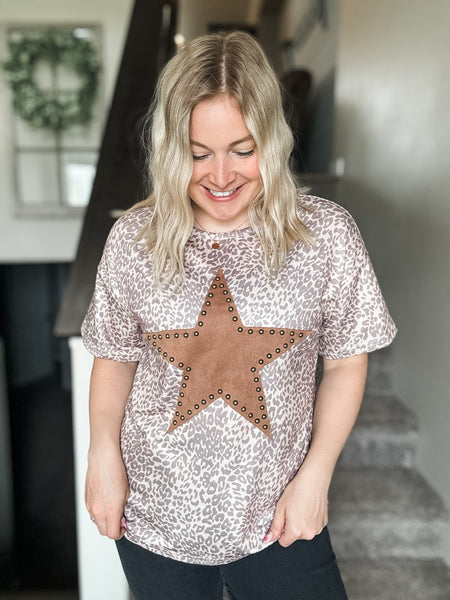 PREORDER Out West Studded Star Tee
