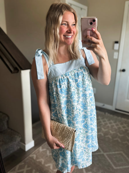 PREORDER Hydrangea Lane Floral Dress