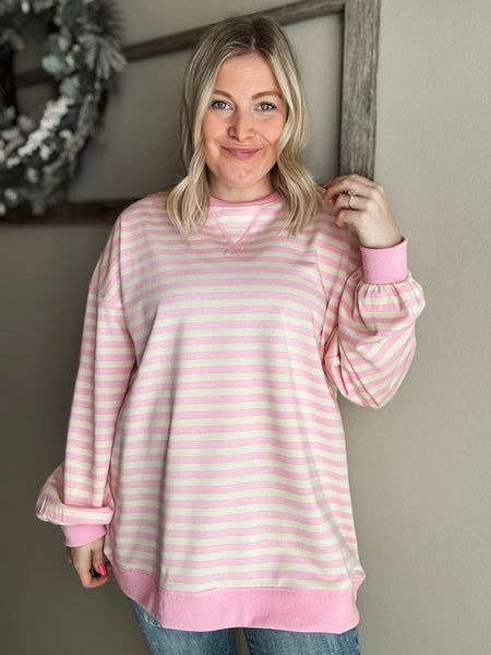Lillia Striped Sweatshirt