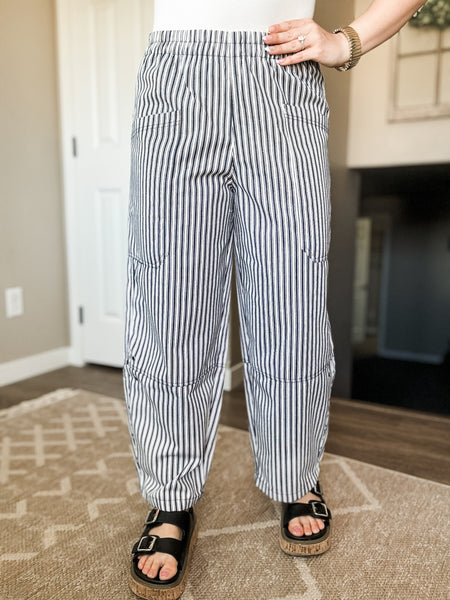 Tully Stripe Wide Leg Pants