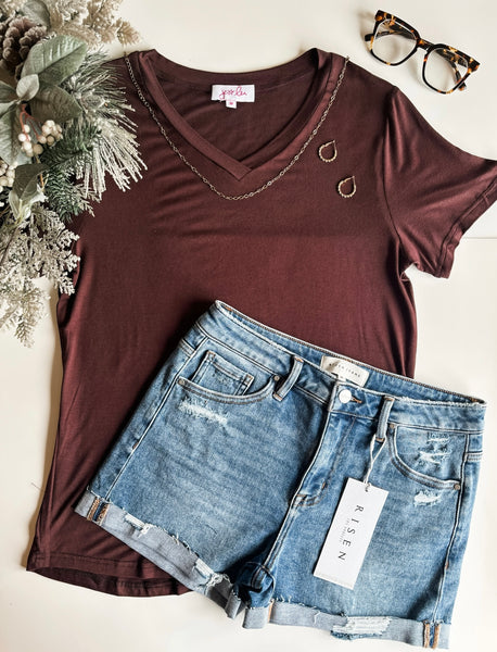 Best Basic Tee - Chocolate