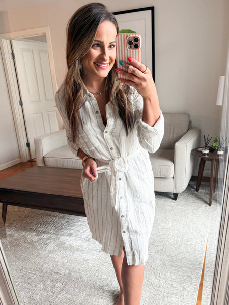 Drue Gauze Shirt Dress