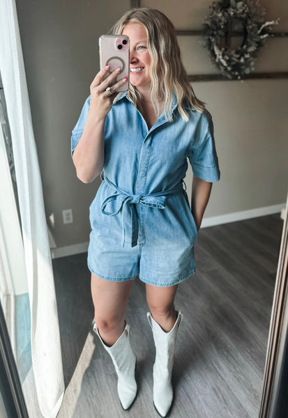 Wylie Denim Romper