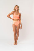 Dreamsicle Stripe Swim Set - SIZE MEDIUM