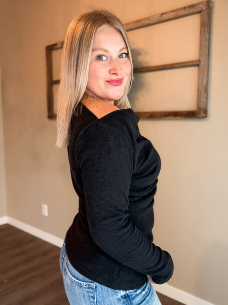 Zosia One Shoulder Knit Top
