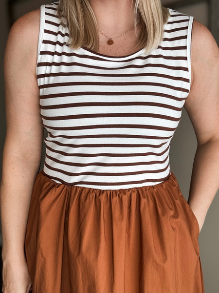 PREORDER Esti Striped Top Dress
