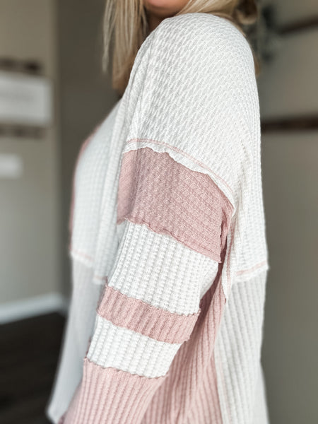 Effie Waffle Knit Top