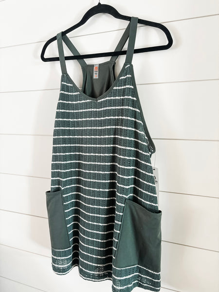 Kylan Crochet Dress - Green - SIZE SMALL