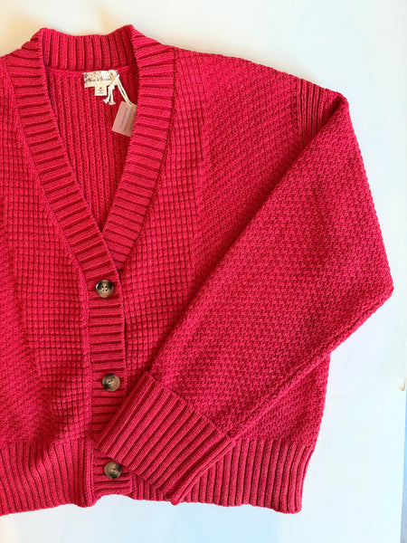 Lilibet Textured Knit Cardigan