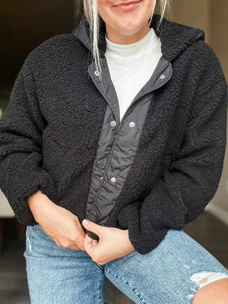 Kiona Cozy Jacket - Black