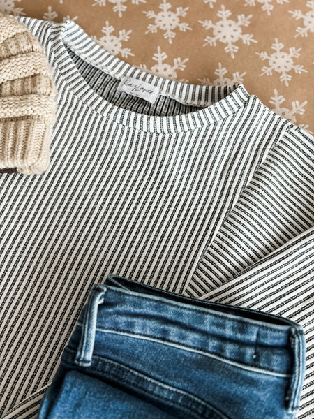 PREORDER Lauren Ribbed Knit Top