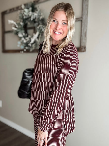 PREORDER Weekend Away Stripe Lounge Set