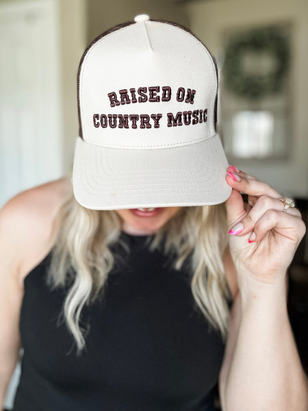 Down Home Trucker Hat - Raised on Country Music