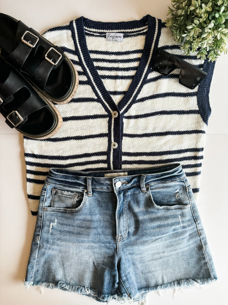 PREORDER Harlie Stripe Sweater Vest