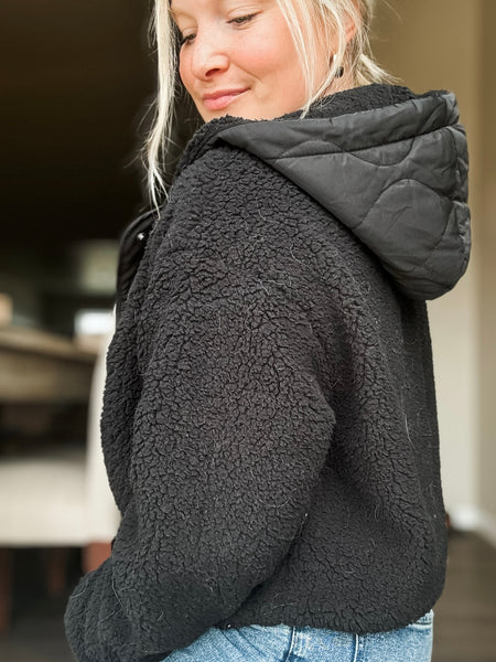 Kiona Cozy Jacket - Black