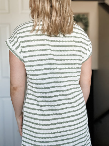 Brystol Stripe T-Shirt Dress