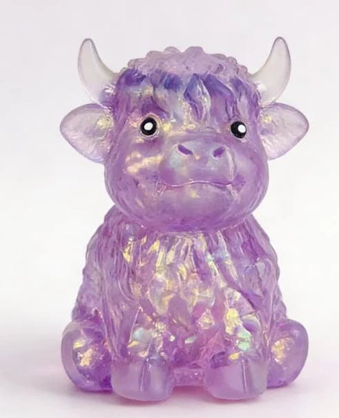 Highland Cow Squishy - Purple
