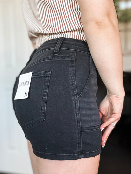 Bennett Utility Pocket Denim Shorts