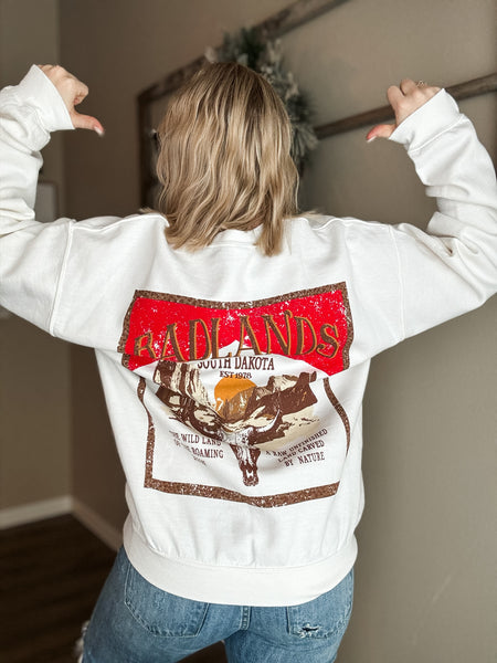 Badlands South Dakota Sweatshirt - SIZE S/M