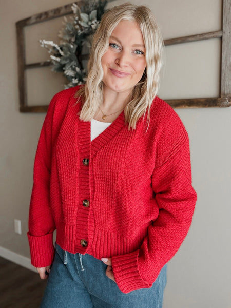 Lilibet Textured Knit Cardigan