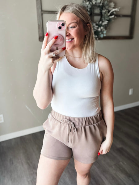 Jada Active Tank & Short Set - Taupe