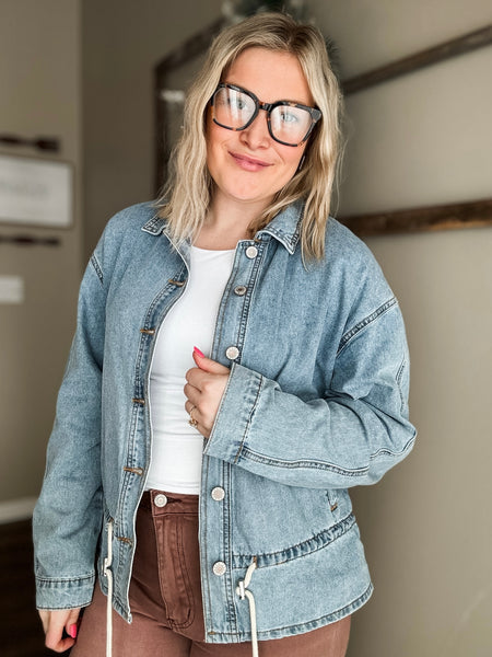 PREORDER Tula Cinched Denim Jacket