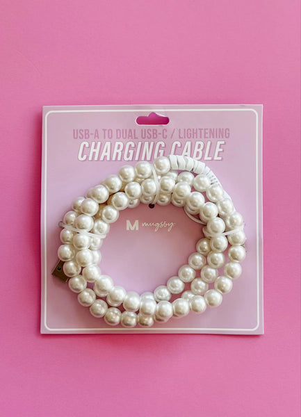 PREORDER Round Two Beaded Phone Charger