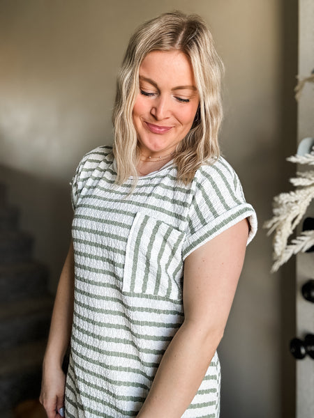 Brystol Stripe T-Shirt Dress