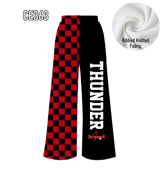 PREORDER Spiritwear Checkered Split Leg Bottom - THUNDER