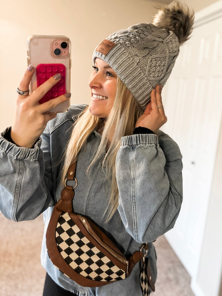 Addyson Pom Beanie - 4 Color Options