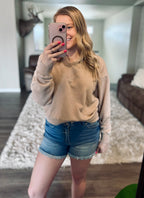 Mimi Burnout Hoodie - SIZE SMALL