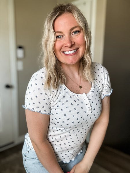 Deliah Ditsy Floral Top
