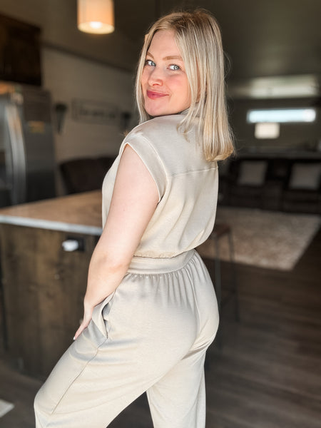 PREORDER Everlee Collared Jumpsuit