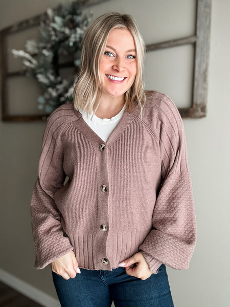 PREORDER Briley Textured Cardigan